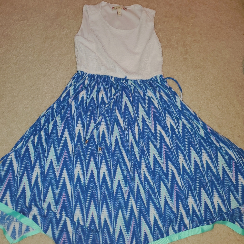 Patterned Dress - girls 10! WORN ONCE